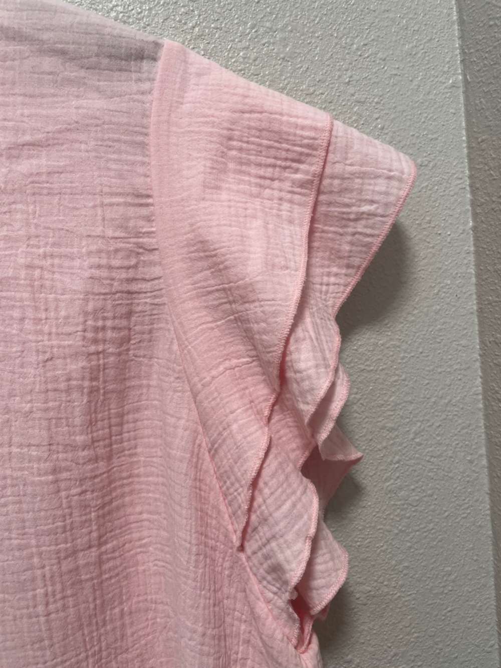 Cotton Candy Women’s Ruffle Sleeve Blouse - Picture 2 of 6